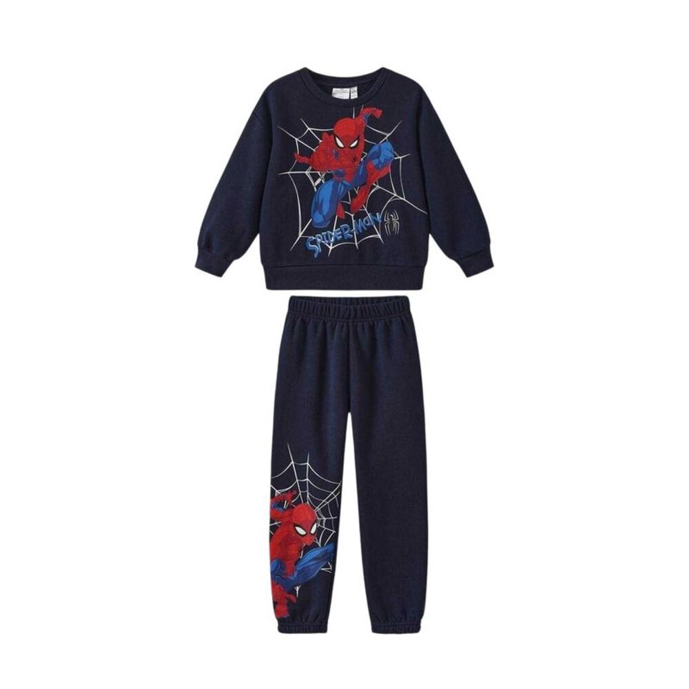Spider-Man Childrens/Kids Sweatshirt & Jogging Bottoms / Red/Blue